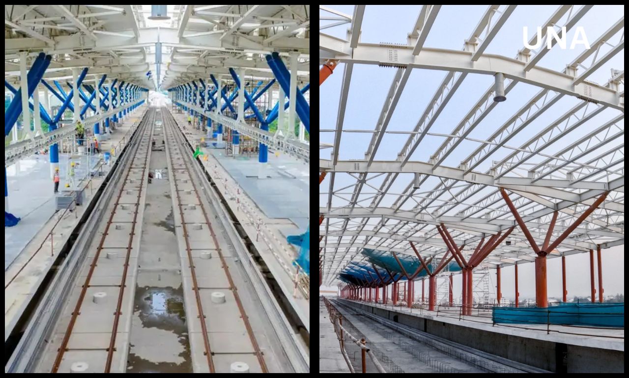 प्रधानमंत्री मोदी ने गुजरात में निर्माणाधीन सूरत बुलेट ट्रेन स्टेशन का निरीक्षण किया