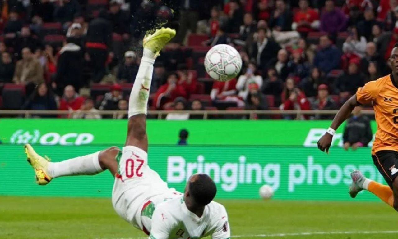 Bicycle Kick King Ayoub El Kaabi Becomes New AFCON Hero for Hosts Morocco