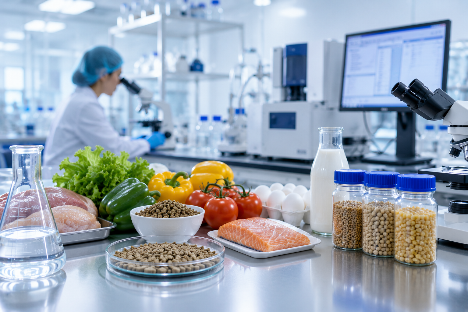 Food and feed quality testing laboratory