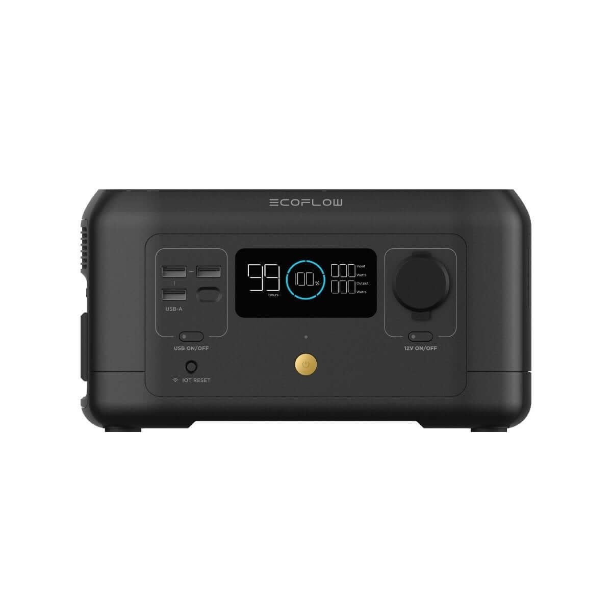 ★ポータブル電源  mini 210Wh  ECOFLOW EF ECOFLOW RIVER Mini ワイヤレスポータブル電源 210Wh/58,333mAh充電