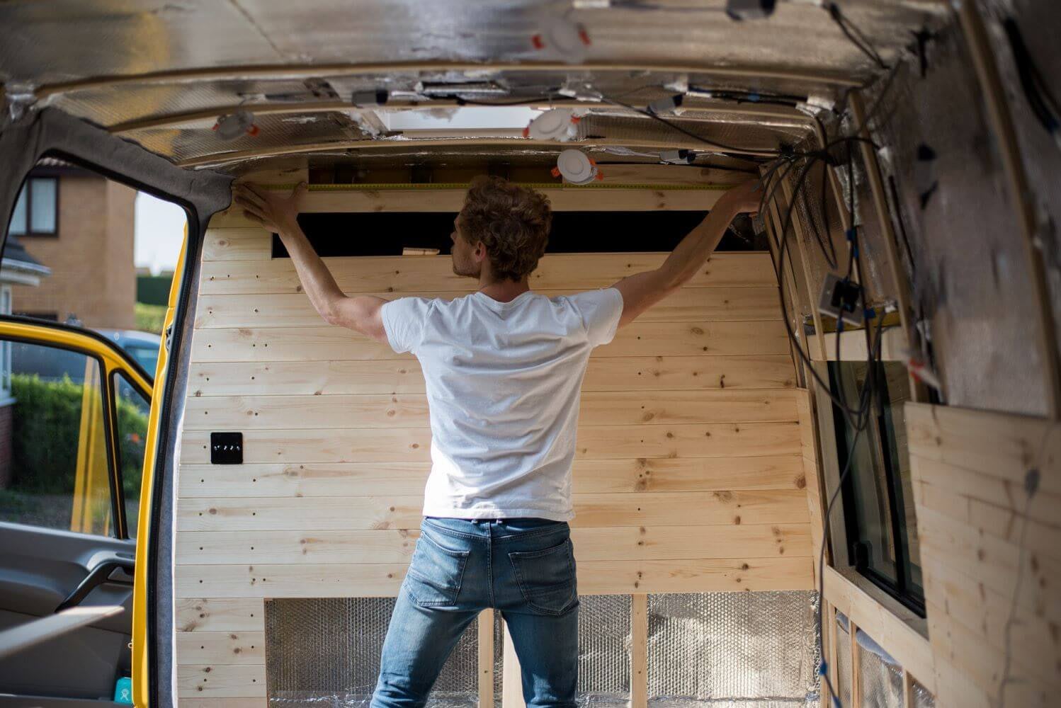 Work Van Cladding The best way to clad a campervan - nohma.com - Van Conversion Guide