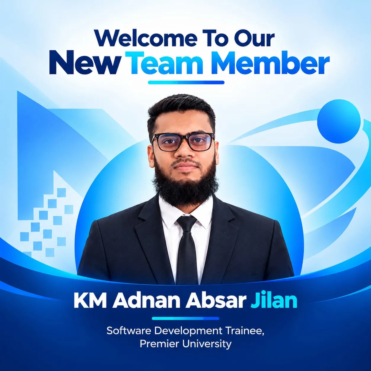 We’re pleased to welcome KM Adnan Absar Jilan to the NeutrinoByte team!