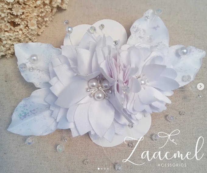 Arranjo Floral Branco Angel Lux