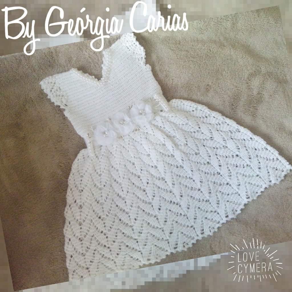 Vestido Crochê Branco Delicata Lux