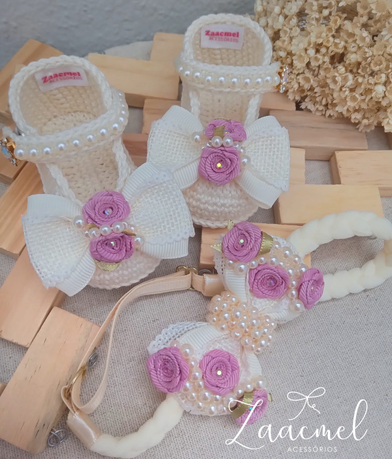 Kit Luxo Floral Pérolas