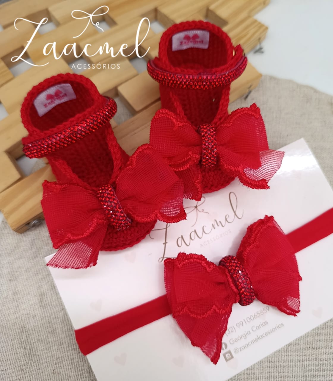 Conjunto Luxo Vermelho Encanto