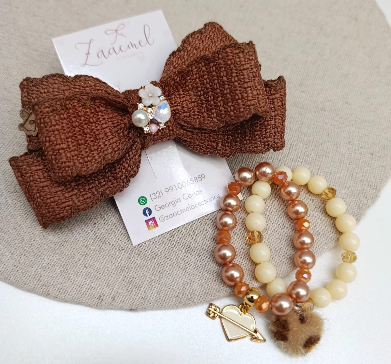Conjunto Linho Terracota Charm