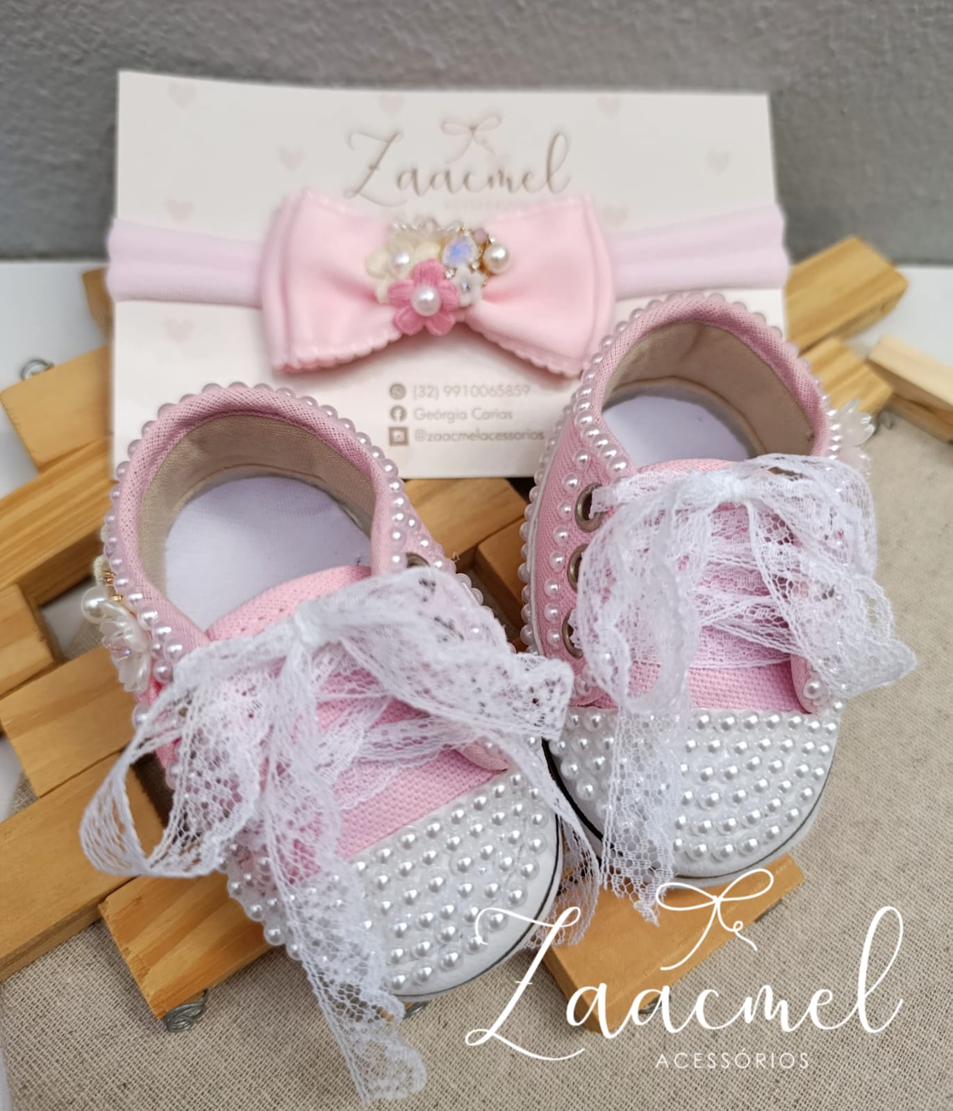 Conjunto Rosa Pérola Princesa Lux