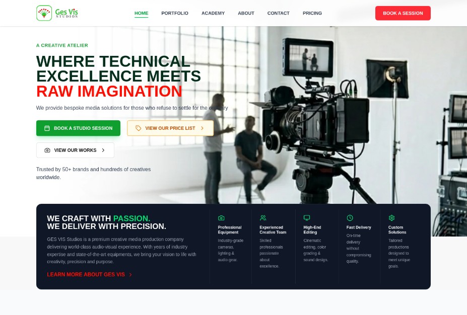 Creative Agency Digital Portfolio