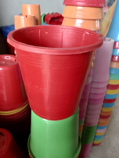 10 Colorful pots 7 inches || Beautiful design 