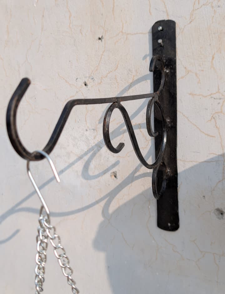 Hanging Baskets Brackets | Design A ,lifetime product | 1 piece 