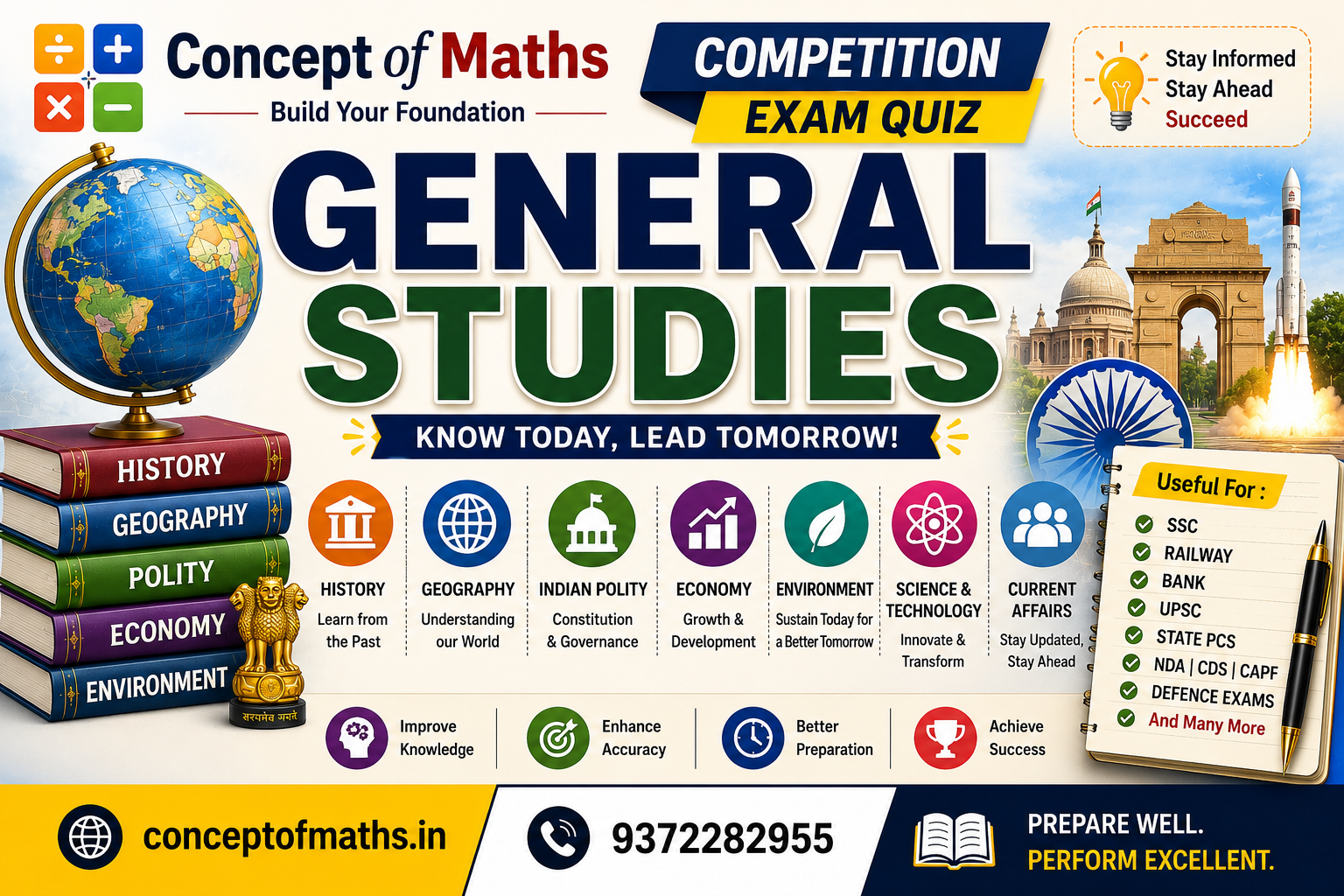 SSC Physics GK Mastery: Top 20 General Science Questions | Concept of Maths