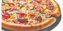 Hot Dog Stuffed Crust Pizza
