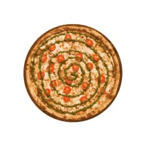 Large Olive Oil Pesto Pizza