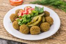 طبق فلافل هاشم عادي