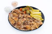طبق شاورما دجاج كبير