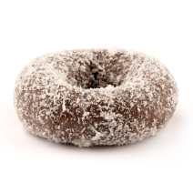 Chocolate coconut donut