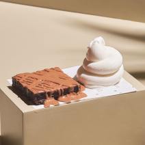 Brownies with Ice Cream