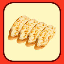 Garlic Bread with Cheese Box 4 Pcs
