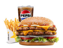 Super Star Burger Combo Large