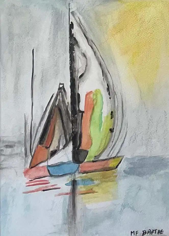 BARTHE Marie Françoise - Le voilier (12)