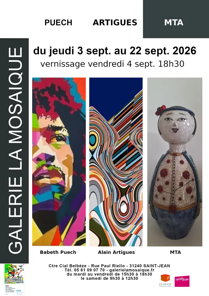 Affiche de Exposition d'art : Regards croisés entre photographie, peinture et sculpture