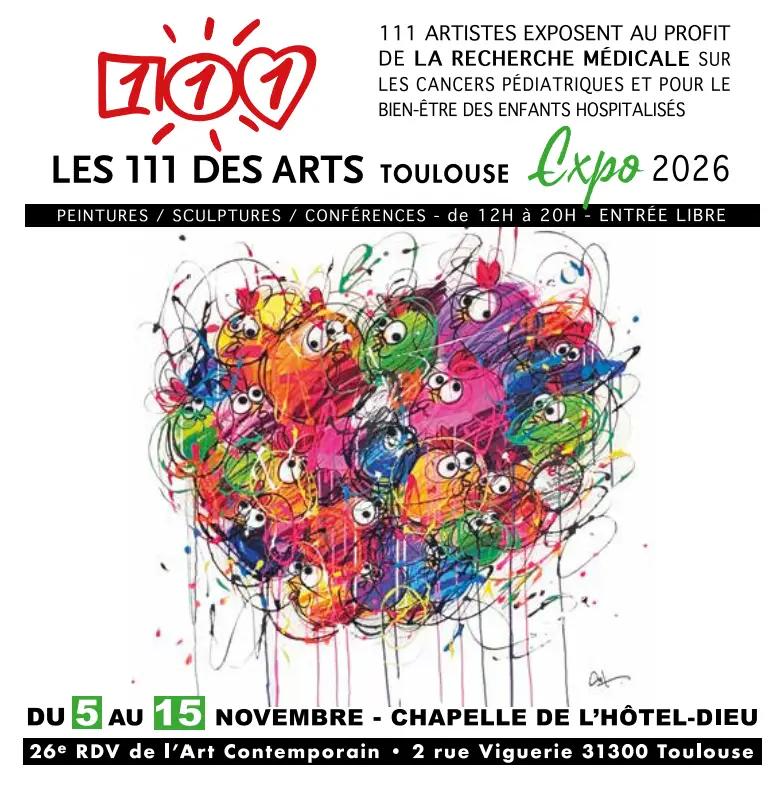 Affiche de 111 des arts Toulouse 2026