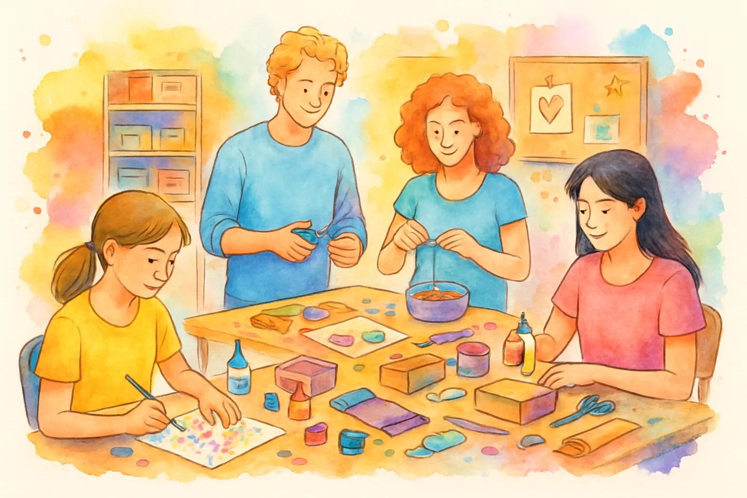 Illustration de l'Atelier loisir créatif - Atelier d'art à Montrabé