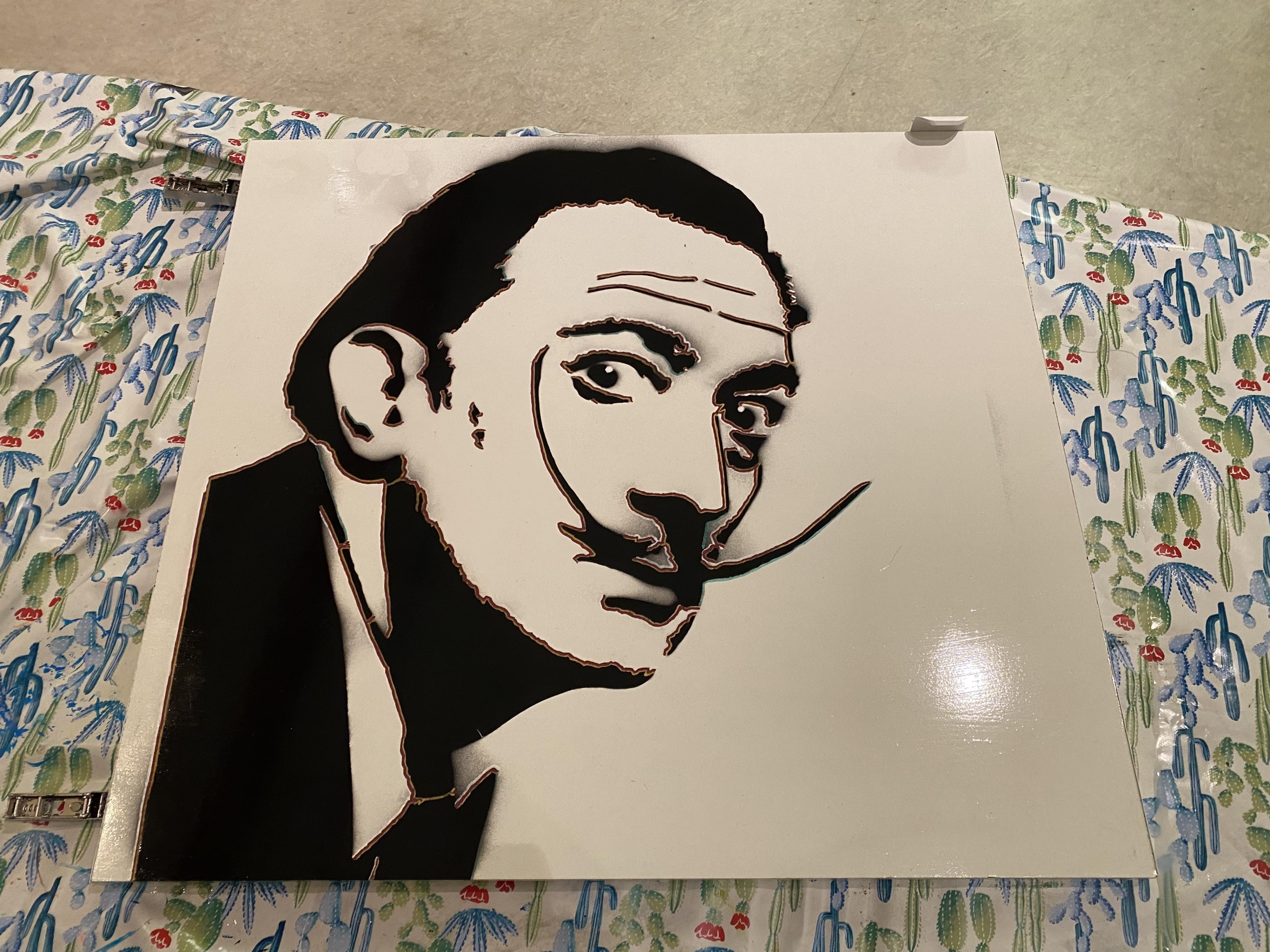 La porte “Dali” avant d’être posée