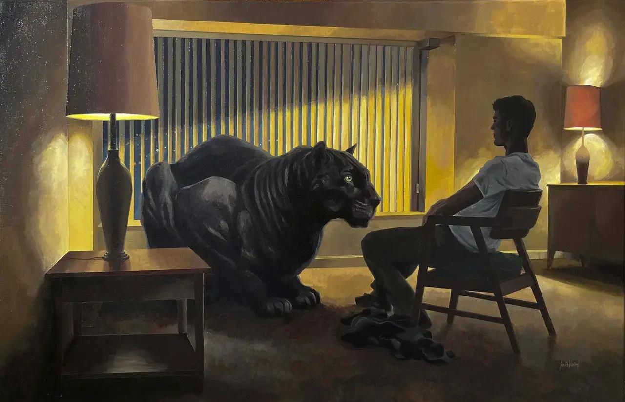 VAIREL Louis - CHIMÈRE N°16 (la Panthère noire) ()