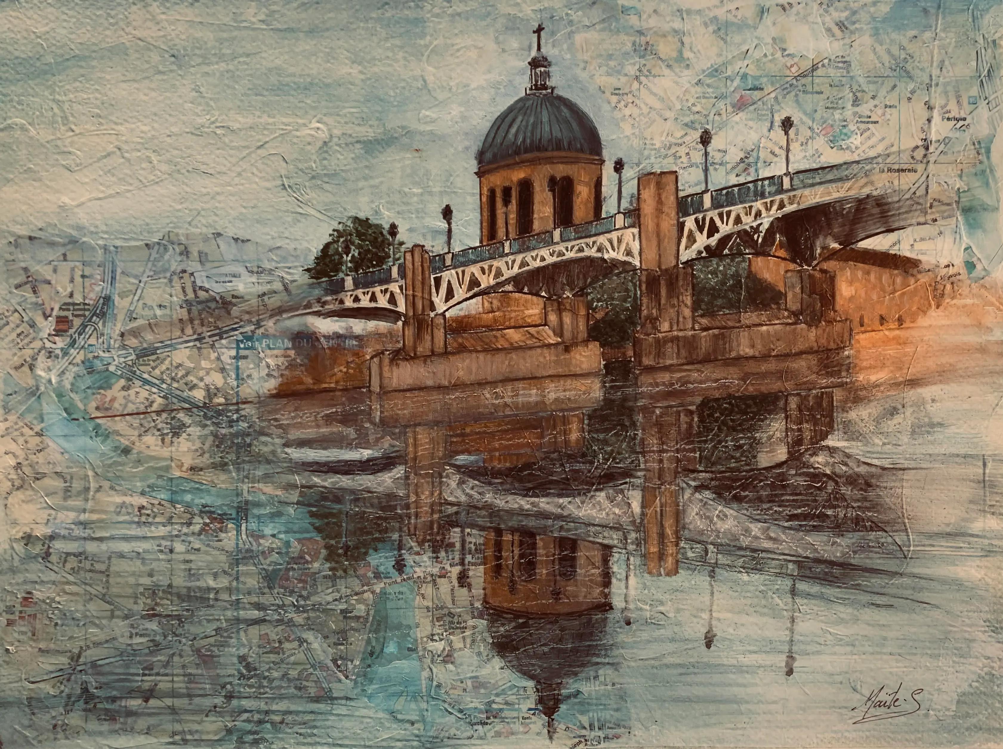 Maite - Le Pont St Pierre à Toulouse ()