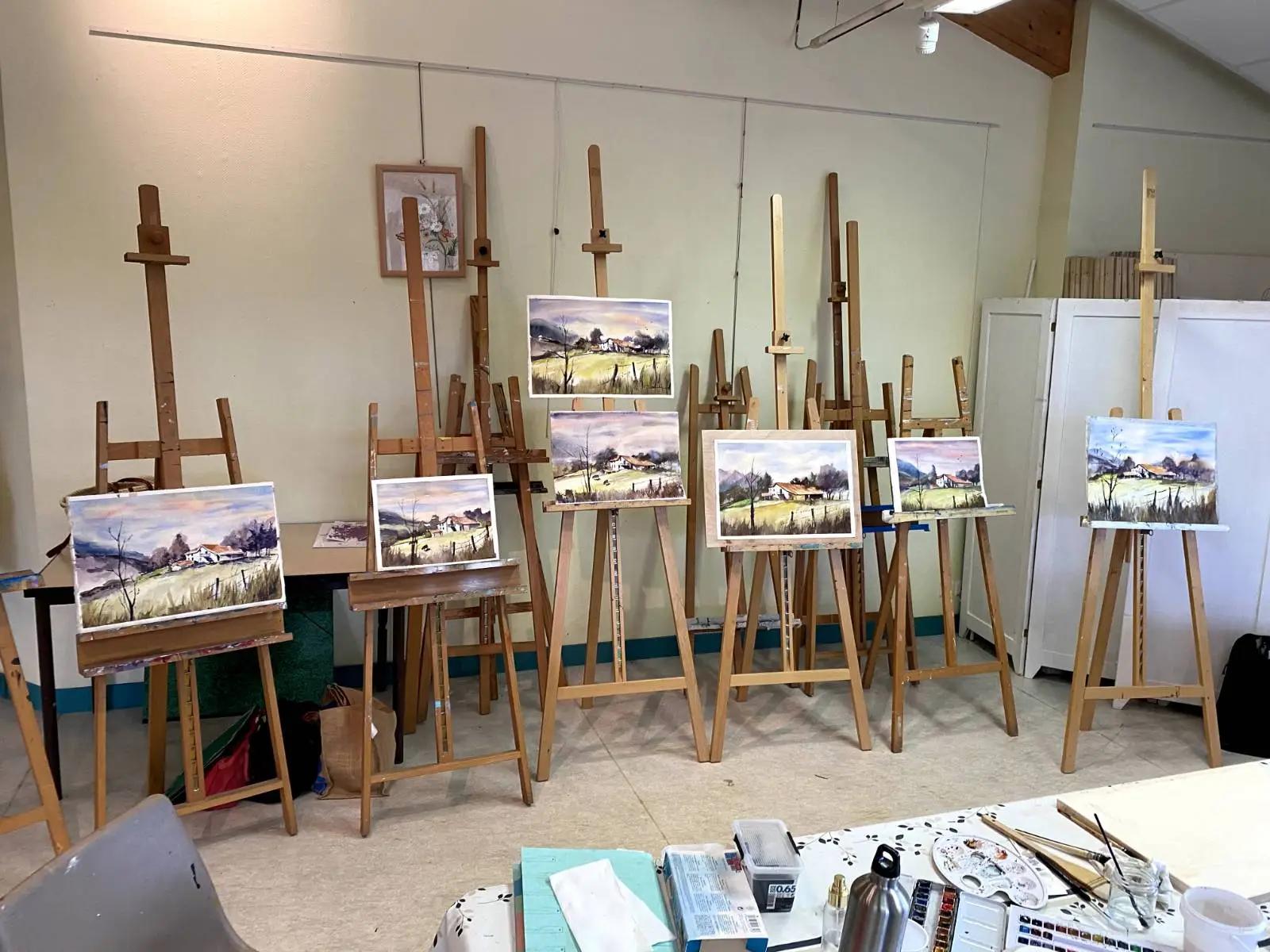 Illustration de l'article : Stage aquarelle : une maison basque pour lancer la saison