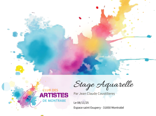 Illustration du Stage d’aquarelle - Jean Claude Coustilières