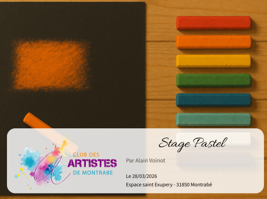 Illustration du Stage de pastel – La rivière