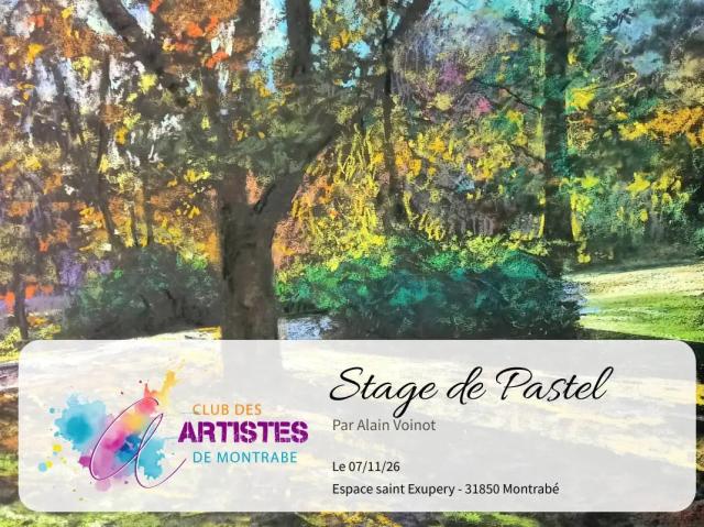 Illustration du Stage de pastel – Le paysage impressionniste d’automne