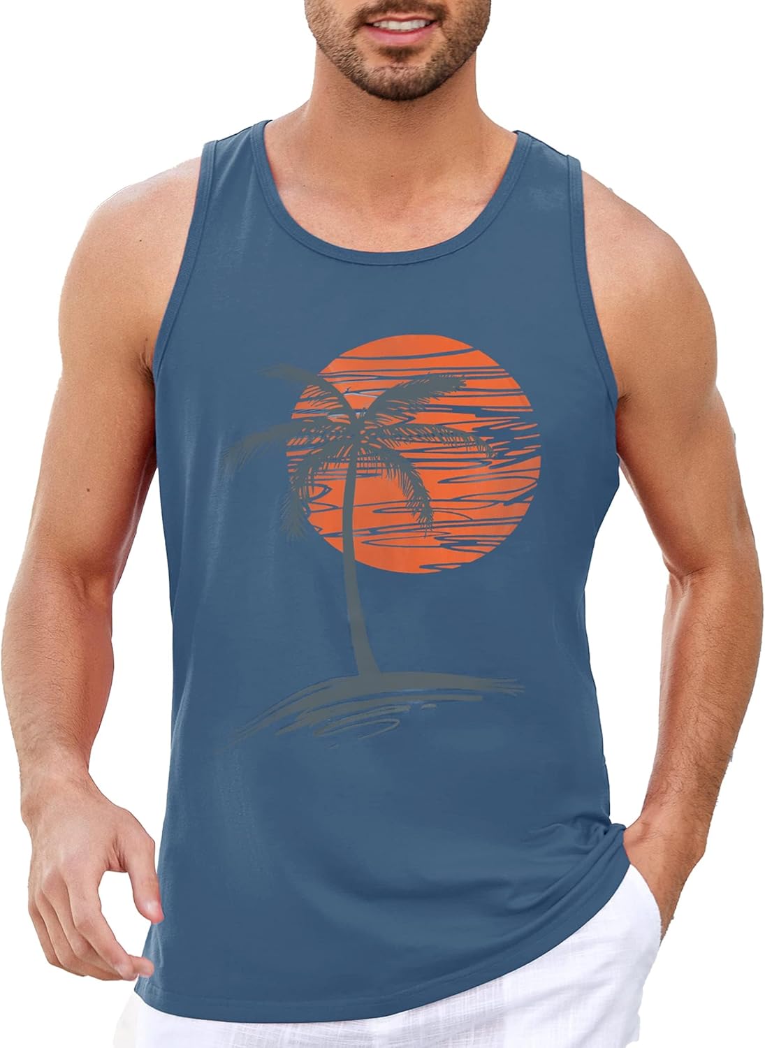 Debardeur Imprime Pour Homme