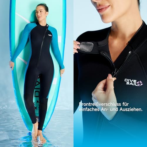 Vue 4 de Combinaison Complete En Neoprene