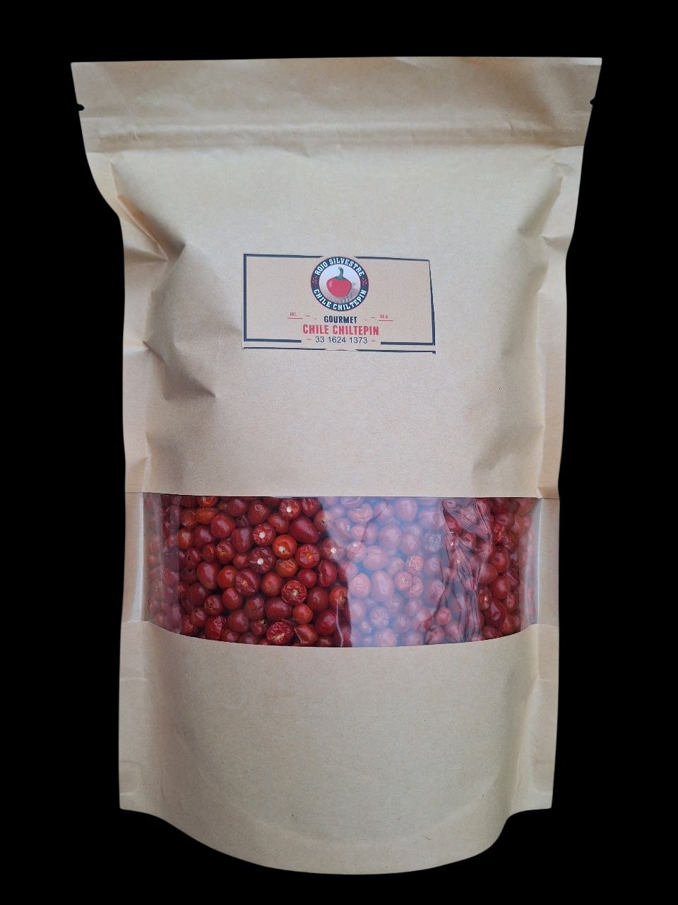 Chiltepín de campo abierto Medio Kilo — Rojo Silvestre