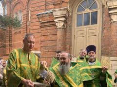 Празднование престольного праздника в храме преподобного Сергия Радонежского