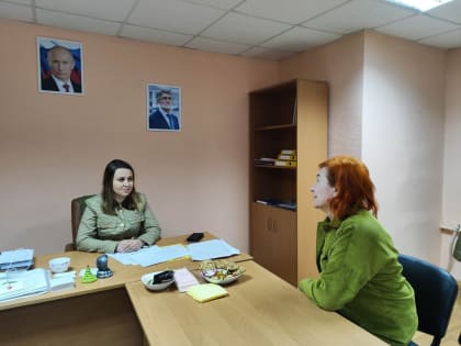 Елена Шмелева провела личный прием граждан