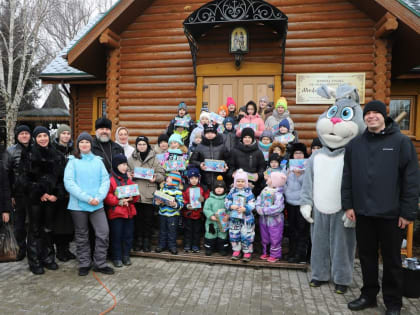 Павел Астафьев посетил новогодний праздник в Михалково
