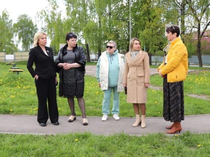 Ольга Слюсарева приняла участие в приемке объекта по проекту «Наш город» в поселке Косая Гора