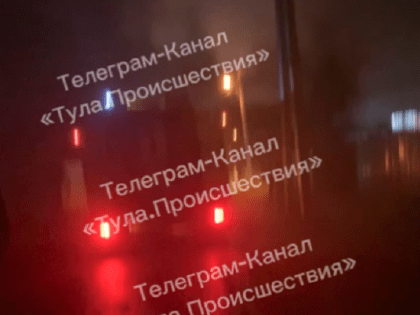 В Туле на улице Ленина сгорел автомобиль