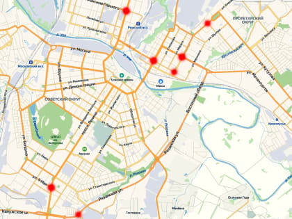 Госавтоинспекция выявила семь мест концентрации ДТП в Туле