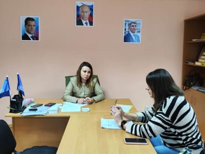 Елена Шмелева провела прием граждан