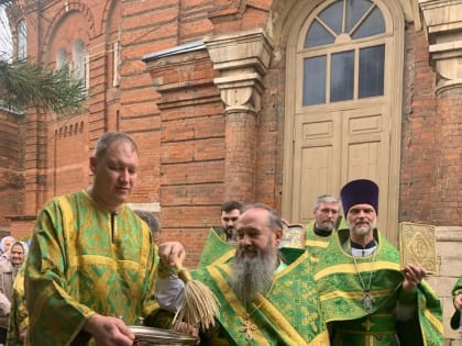 Празднование престольного праздника в храме преподобного Сергия Радонежского