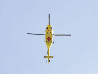 Тульские медики на вертолёте доставили в больницу девушку, пострадавшую в ДТП