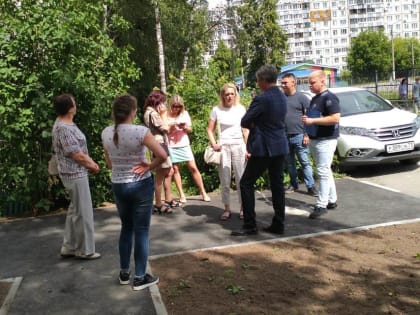 Сергей Конов принял участие в приемке работ, выполненных по проекту «Наш город»