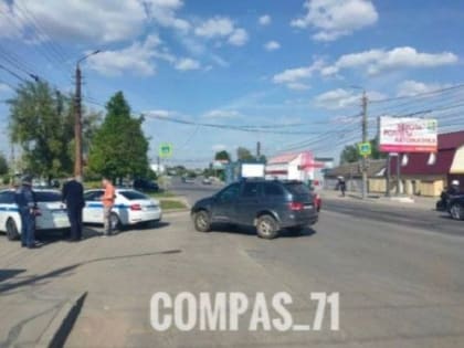На Одоевском шоссе в Туле произошло ДТП с патрульным автомобилем