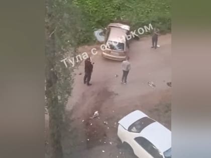 Легковушка врезалась в дерево и припаркованную машину в тульском поселке Богородицкий